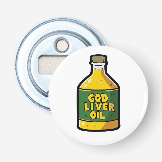 God leverolja flasköppnare (Framsidan)