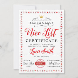 God lista, julkort inbjudningar