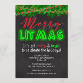 God Litmas-inbjudan, jul Party Inbjudningar