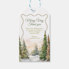 God Little jul Baby Shower Gift-Märkre Presentetikett