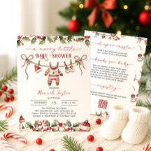 God Little jul Baby Shower