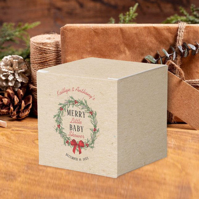 God Little jul Baby Shower Presentaskar (Skapare uppladdad)