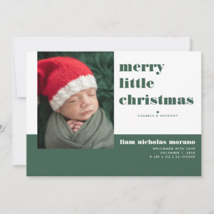 God Little jul Helgdag Birement Notice Julkort