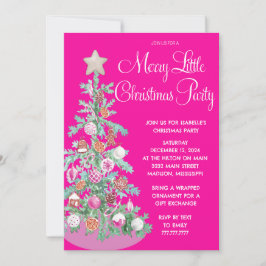 God Little jul Party-inbjudan Inbjudningar