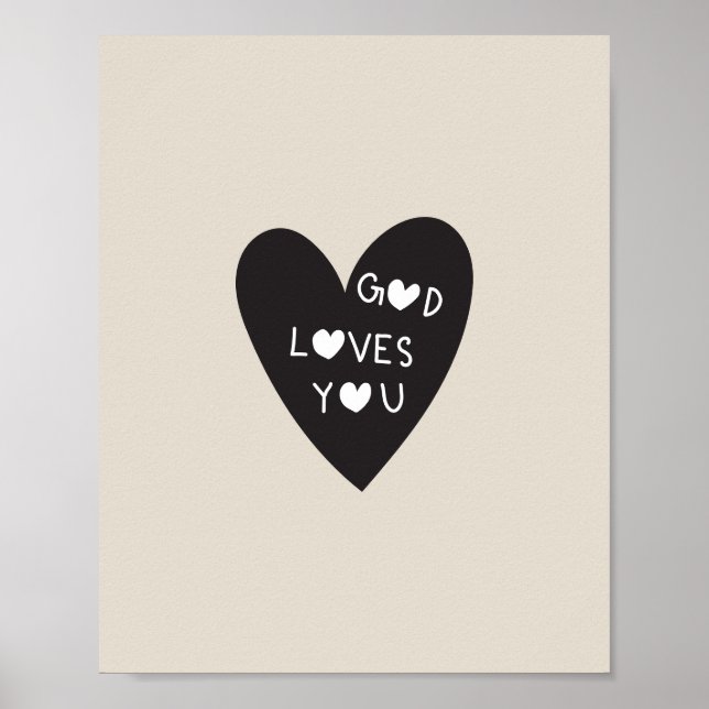 God loves you poster (Framsidan)