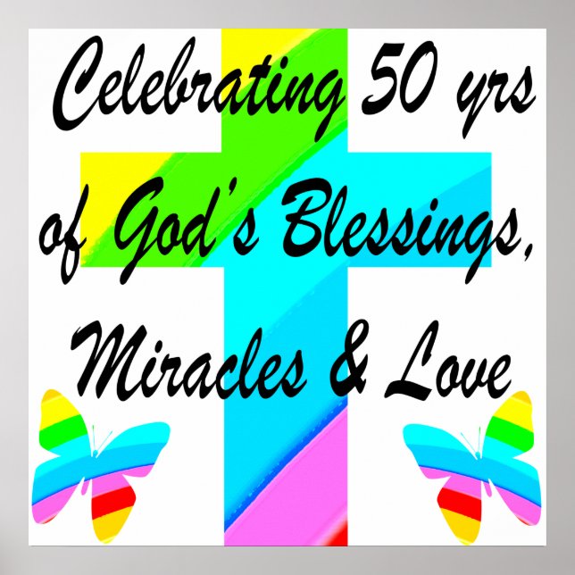 GOD LOVING 50:E POSTER (Framsidan)