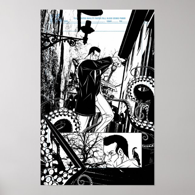 God Man I En Storm - Det Mörka Kungariket Poster (Framsidan)