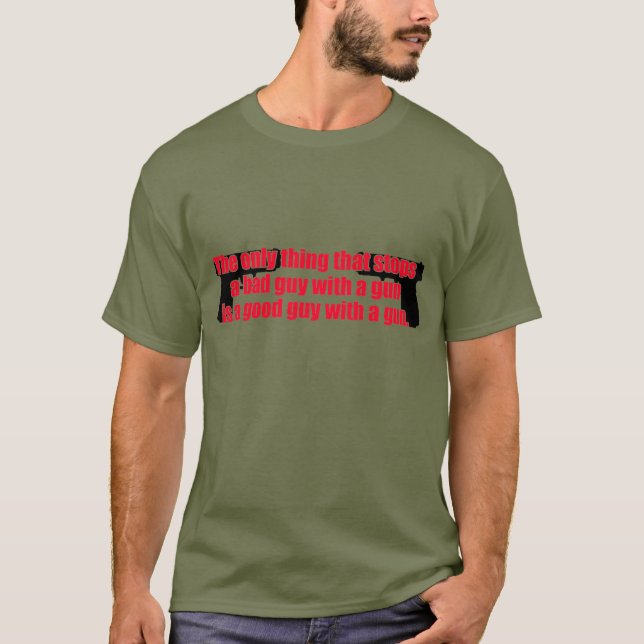God manvapen tee (Framsida)
