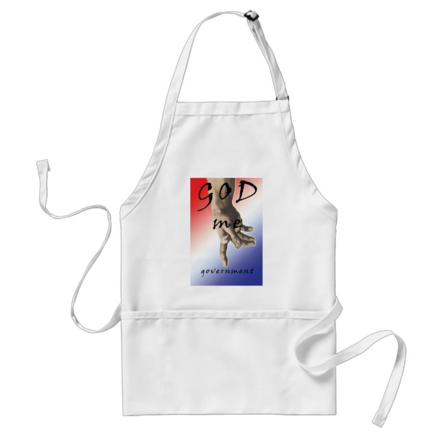 God Me Government Apron Förkläde (Framsidan)