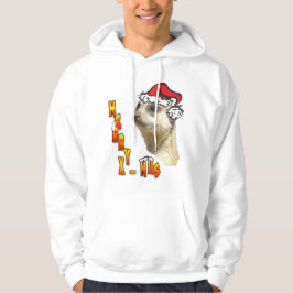 God Meerkat Santa Hooded Sweatshirt