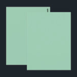 God mintgrön enfärgad färg vykort<br><div class="desc">Vykort Vykort tryckt med läckert mintgrön enfärgad illustration konst av TheFabricSeal tryck på begäran butik på Zazzle.com #ZazzleMade https://www.zazzle.com/store/thefabricseal TheFabricSeal️Original.</div>