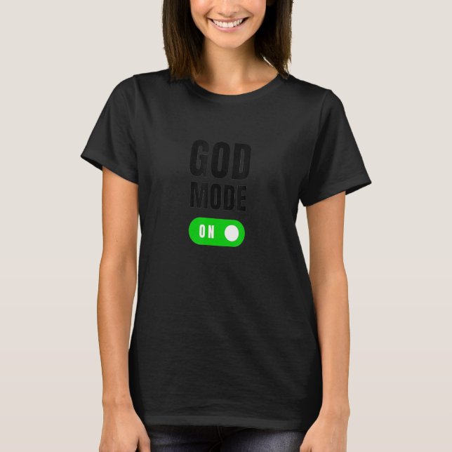 God Mode 9 Ether Annunaki T Shirt (Framsida)