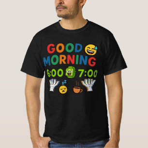 God Morgon 67 Six Seven Alarm Roligt Morgonpresent T Shirt