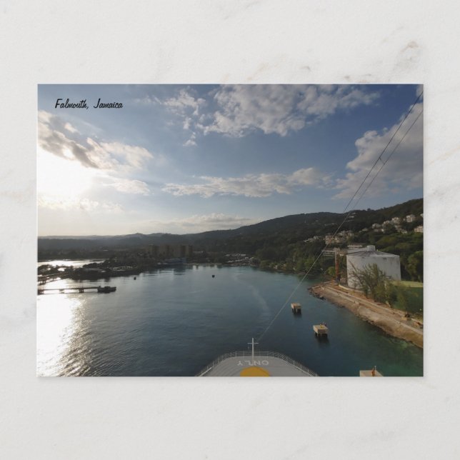 God morgon Arrival - Jamaica Vykort (Framsida)