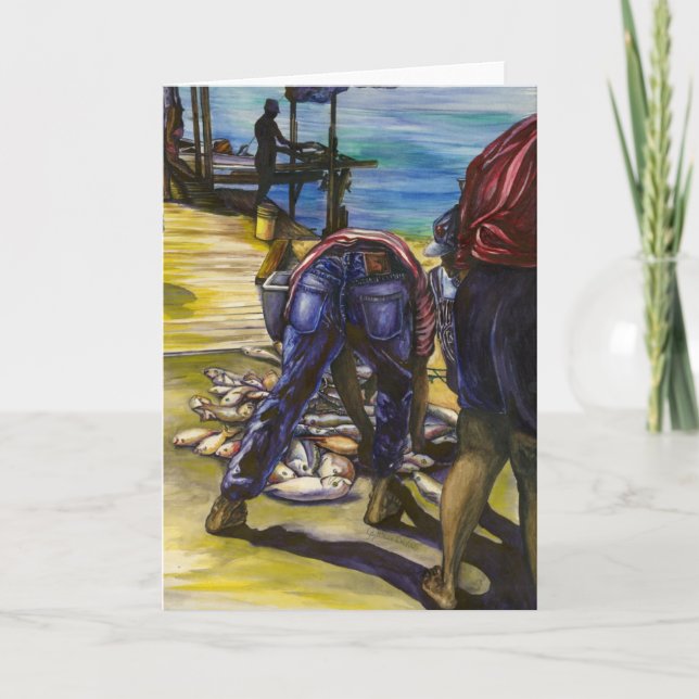 God morgon, Bahamas-hälsningskort Kort (Framsida)