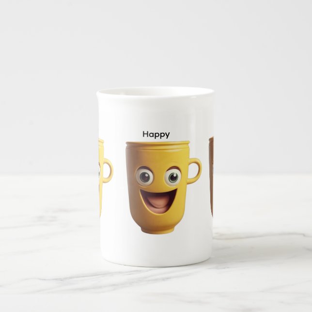 God morgon benporslin mugg (Framsidan)