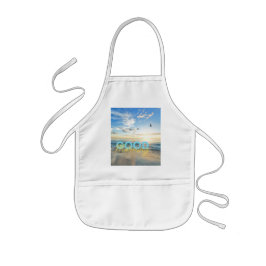 God Morgon Blå Himmel Barnförkläde