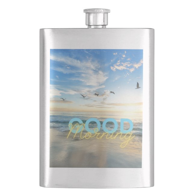 God Morgon Blå Himmel Fickplunta (Framsidan)