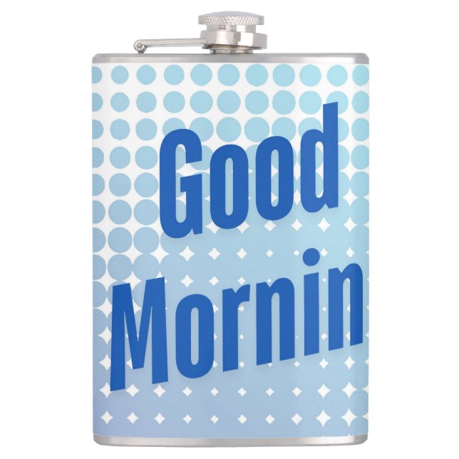 God Morgon Blå Prickar Fickplunta (Framsidan)