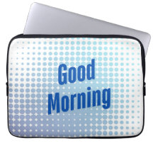 God Morgon Blå Prickar