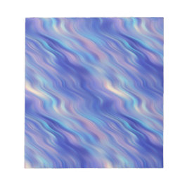 God morgon, blått Vågigt Struktur Anteckningsblock