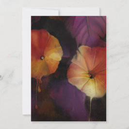 God morgon, blommor inbjudningar