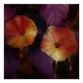 God morgon, blommor perfect poster