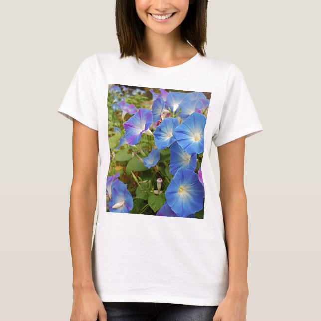 God morgon, blommor tee shirt (Framsida)
