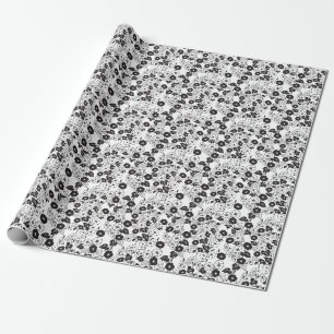 God morgon, Blomsterträdgård BW I Presentpapper