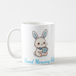 ​God Morgon Bobo Bunny Kaffemugg - Söt Kawaii 