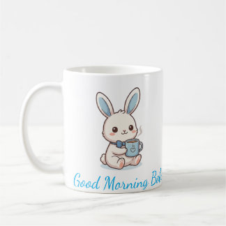 God Morgon Bobo Bunny Kaffemugg - Söt Kawaii