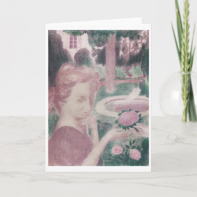 God morgon Bouquet, Maurice Denis Kort (Framsida)