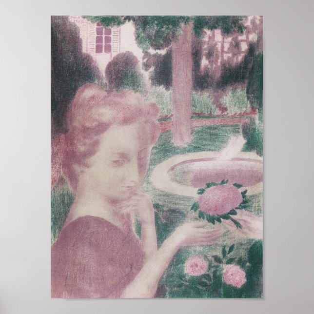 God morgon Bouquet, Maurice Denis Poster (Framsidan)
