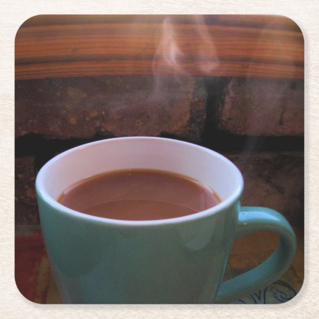 God morgon Brew - kaffe eller te - Underlägg Papper Kvadrat (Framsidan)