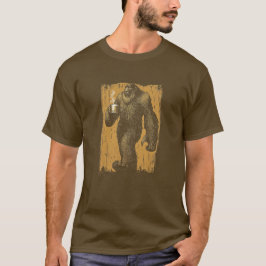 God morgon Brew med Bigfoot T-Shirt