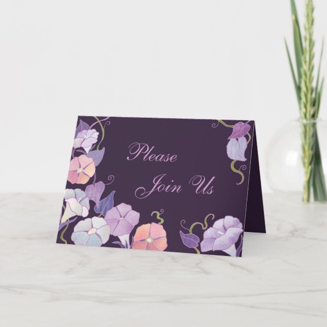 God morgon: Bröllopekort Inbjudan (Framsida)