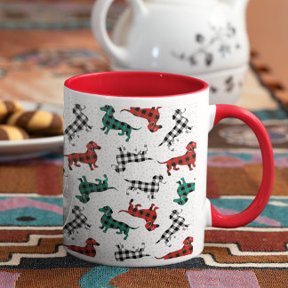 God morgon Buffalo Play Dachshunds-kaffe Mugg