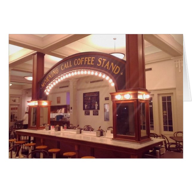 God morgon, City Park New Orleans Hälsningskort (Framsidan Horizontal)