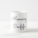 God morgon Covfefe Kaffemugg<br><div class="desc">God morgon Covfefe är en mugg för dem med en känsla av humor.  Med den humoristiska "covefe"-tweeten från president Donald Trump,  ha en kopp i Covfefe i dag!</div>