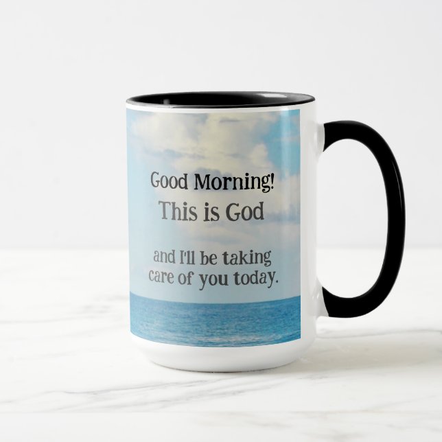 God morgon! Det här är Gud Mugg (Höger)