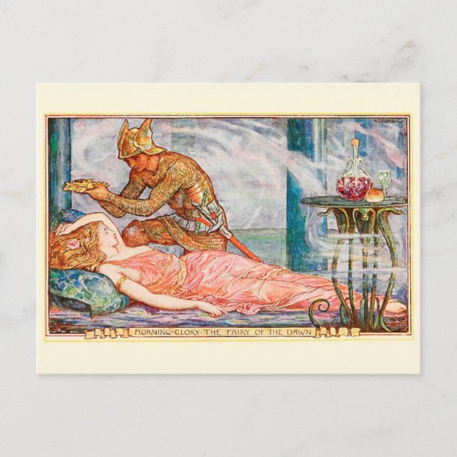 God morgon, Fairy of the Dawn Vykort (Framsida)