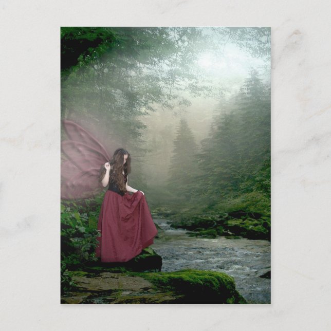 God morgon Fairy Vykort (Framsida)