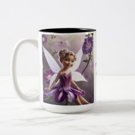 God morgon Flower Fairy Två-Tonad Mugg