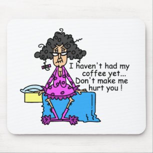 God morgon före kaffet Humor Musmatta