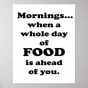 God morgon. Funny matsoffert Poster