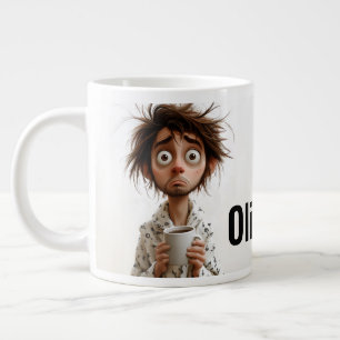 God morgon Galenhet: Kaffe först, frågor senare Jumbo Mugg