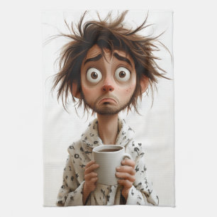 God morgon Galenhet: Kaffe först, frågor senare Kökshandduk