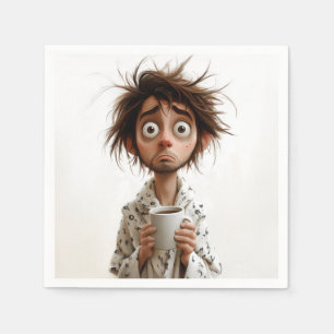 God morgon Galenhet: Kaffe först, frågor senare Pappersservett