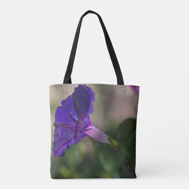 God morgon-glasyr - Mode-bag - blomma Tygkasse (Baksida)