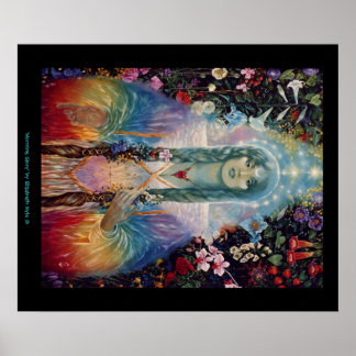 "God morgon Glory" av Elizabeth Kyle Poster